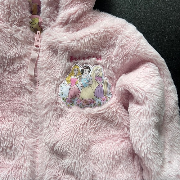 Disney Princess Reversible Pink Toddler Girls Jacket Size 2T Winter Clothing - Picture 6 of 9